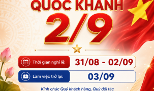 NOTICE OF VIETNAM NATIONAL DAY HOLIDAY – SEPTEMBER 2